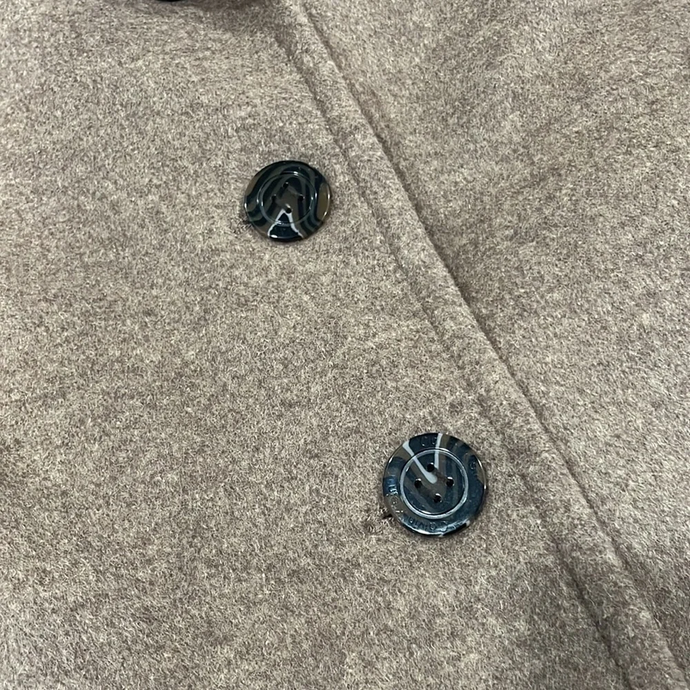 Calvin Klein Beige Wool Peacoat - Picture 9 of 13
